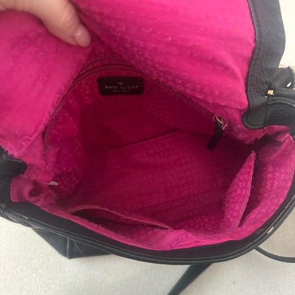 Kate Spade New York Highland Place Maria Leather Crossbody, Black - Picture 12 of 14